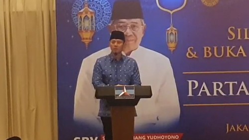 Ketua Umum Partai Demokrat, Agus Harimurti Yudhoyono (AHY), bercerita peran partainya dalam memenangkan Prabowo Subianto-Gibran Rakabuming Raka.