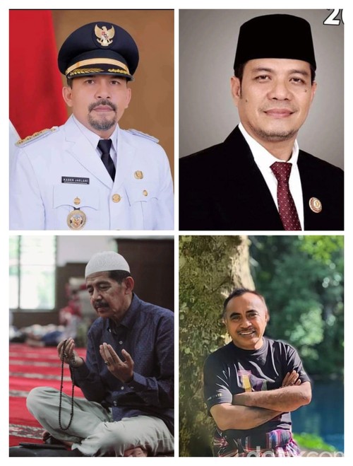 Kolasi bakal calon bupati yang bakal bertarung di Pilkada Dompu 2024.