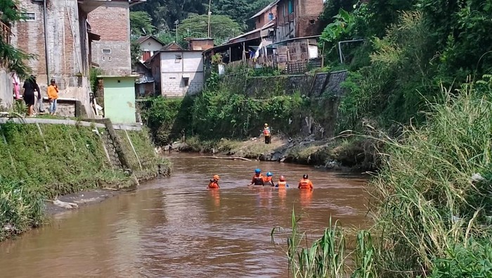 Lokasi bocah hanyut di Sungai Brantas Kota Malang