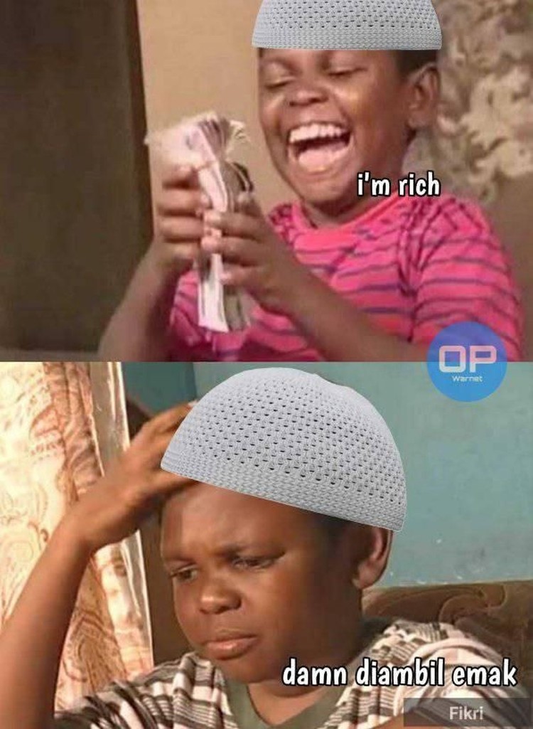 Meme Berburu THR, Siap-siap Bentar Lagi Lebaran Lika-liku berburu THR ini true banget! Siap-siap ya, sebentar lagi lebaran. Buat yang sudah kerja, yuk jangan lupa tukar uang. Buat bocil, are you ready?