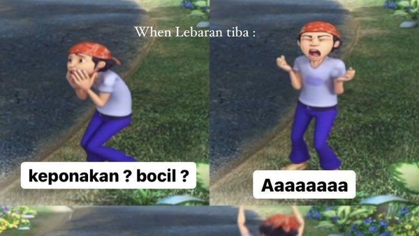 Meme Berburu THR, Siap-siap Bentar Lagi Lebaran