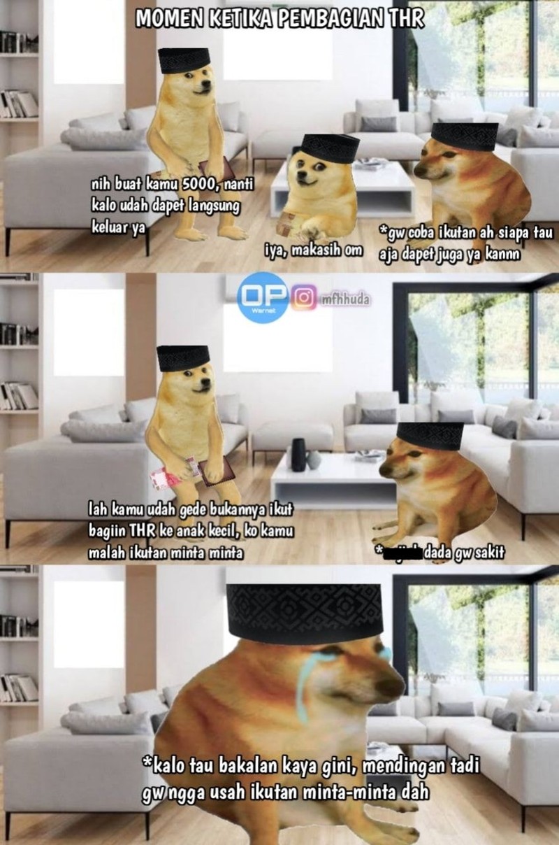 Lika-liku berburu THR ini true banget! Siap-siap ya, sebentar lagi lebaran. Buat yang sudah kerja, yuk jangan lupa tukar uang. Buat bocil, are you ready?