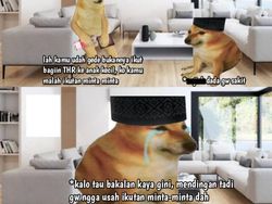 Meme Lucu THR Lebaran Anak