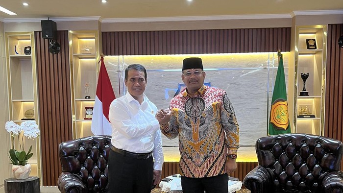 Menteri Pertanian RI, Amran Sulaiman dan Pj Gubernur Babel Safrizal.
