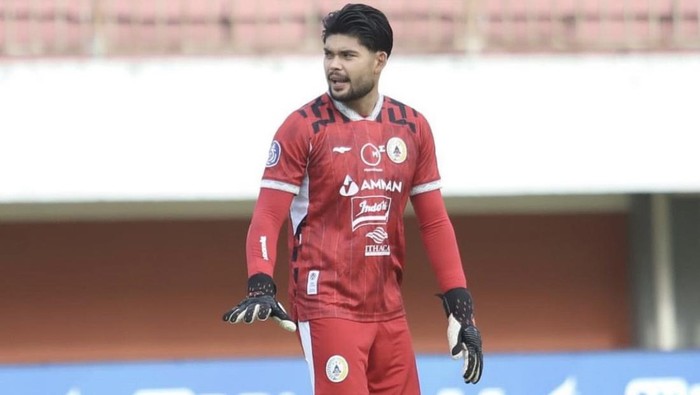Penjaga gawang PSS Sleman, Anthony Pinthus.