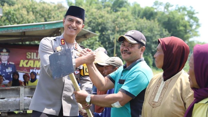 polres magetan bertemu petani