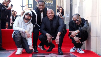 Produser Hip-Hop Dr. Dre Dapat Penghargaan Hollywood Walk of Fame
