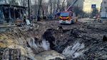 Rusia Lancarkan Serangan Rudal ke Kyiv, Sejumlah Bangunan Rusak