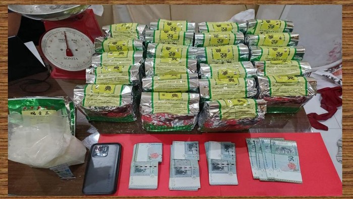 Sabu 50 kg asal Malaysia hendak diedarkan di Pinrang, Sulsel.