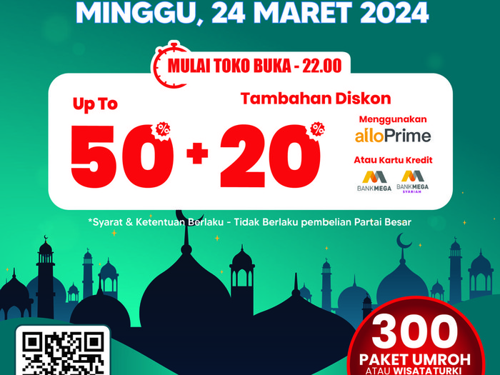 Transmart Full Day Sale Minggu 24 Maret