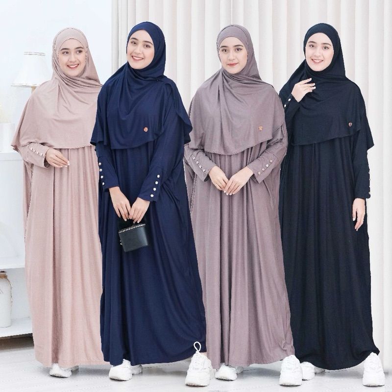 Abaya kaos. (Istimewa/Shopee)