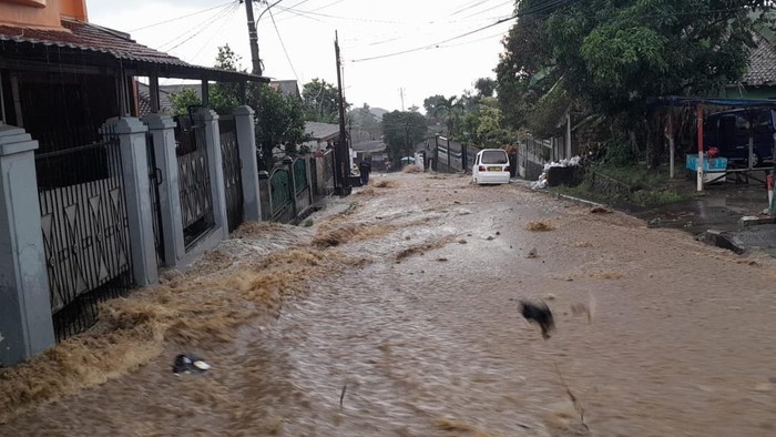 Banjir di Sukabumi.