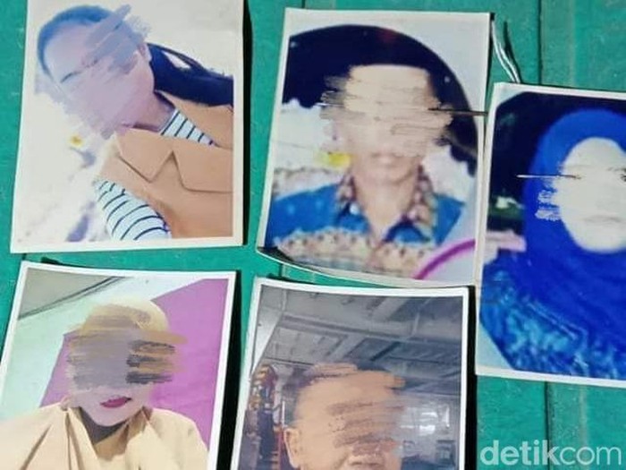 Beberapa foto yang ditemukan dari dalam rumah pasutri yang diduga dukun santet di Dompu, NTB.