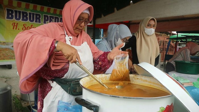 Bubur podas Tanjungbalai. (Foto: Dok. Istimewa)