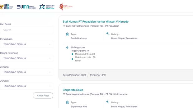 Lowongan Kerja BUMN