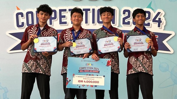 Mentari Intercultural School Jakarta Juarai STEAM Interschool Competition 2024