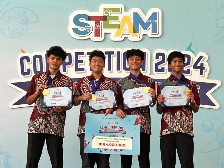 Mentari Intercultural School Jakarta Juarai STEAM Interschool Competition 2024