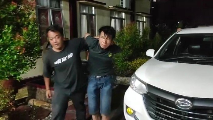 Pelaku RZ yang bacok Yodez di Kepahiang diamankan polisi.