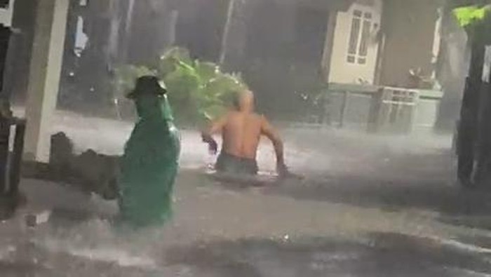 Sejumlah wilayah di bogor banjir usai diguyur hujan deras