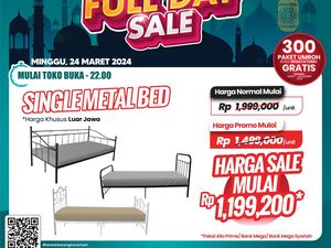 Serbu! Ada Tempat Tidur Murah di Transmart Full Day Sale