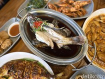 Bandar Djakarta: Puas Nikmati Udang Pancet Goreng dan Kerapu Steam Hong Kong