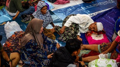 Begini Kondisi Pengungsi Longsor di Cipongkor KBB