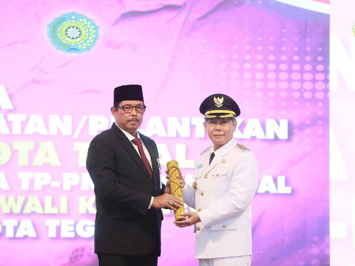 Dadang Somantri dilantik jadi Pj Wali Kota Tegal, Senin (25/3/2024), di Kota Semarang.