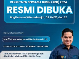 Rekrutmen BUMN 2024 Dibuka: Simak Jadwal, Syarat dan Tata Cara Daftar
