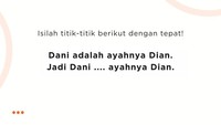Isilah titik-titik berikut dengan tepat, awas terkecoh. Foto: Salsa Dila Fitria Oktavianti/detikHealth