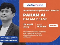Kursus AI Online di detikCourse, Dijamin Paham AI dan ChatGPT dalam Dua Jam!