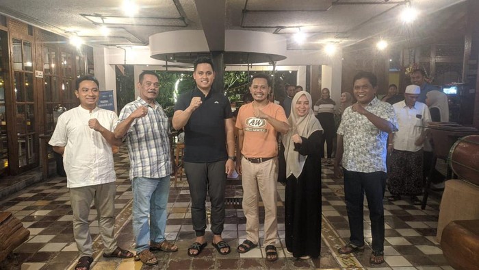 Dico Ganinduto bertemu pengurus Golkar Blora, Sabtu (23/3/2024). Dalam pertemuan itu, Dico meminta restu maju Cagub Jateng.