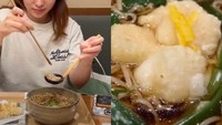 Selain itu Livy juga pernah terbang ke Jepang langsung untuk belajar makan soba secara autentik di negaranya langsung. Foto: Instagram @livyrenata
