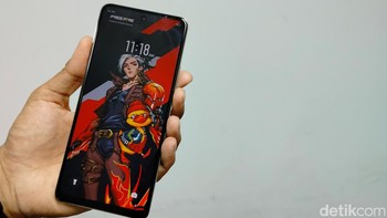 Mengusung layar IPS LCD 6.56 inci dengan refresh rate 90 Hz dan resolusi 720 x 1612 piksel. Foto: Rizqy Nur Amalia/detikINET