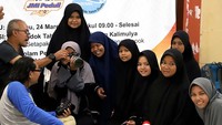Pelatihan diikuti para santri di ponpes tersebut.
