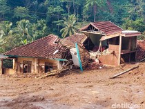 Penampakan Longsor dan Banjir Bandang Terjang Bandung Barat