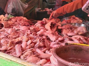 Harga Ayam Potong dan Daging Sapi di Palembang Stabil Jelang Ramadan