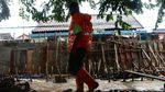 Penampakan Titik Luapan Sungai yang Bikin Hek Kramat Jati Kebanjiran