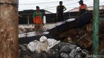 Penampakan Titik Luapan Sungai yang Bikin Hek Kramat Jati Kebanjiran
