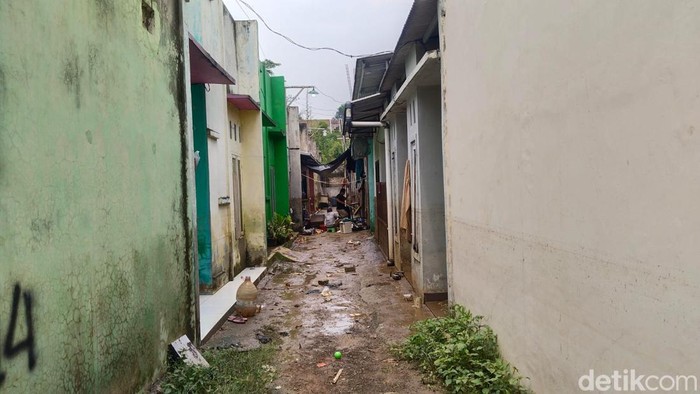 Perumahan di Sawangan sempat banjir 1,2 meter. (Ammar/detikcom)