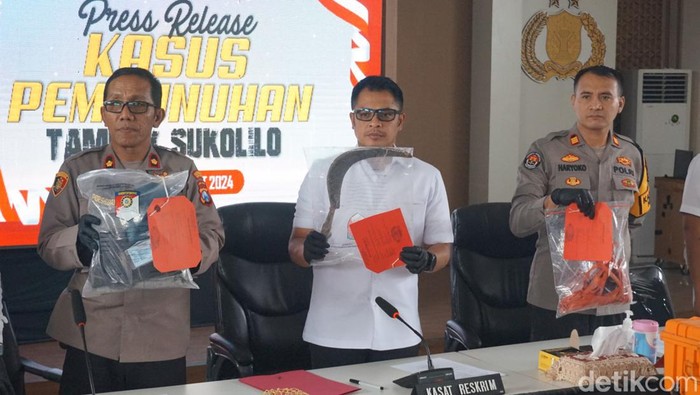 Polisi membeberkan celurit yang dipakai pelaku