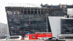 Potret Kerusakan Gedung Konser di Moskow Pascaserangan Mematikan