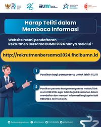 Link Resmi Rekrutmenbersama2024.fhcibumn.id Dan Cara Daftar RBB 2024