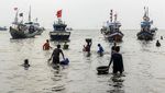 Sedimentasi Bikin Kapal Nelayan Sulit Bersandar di Teluk Labuan