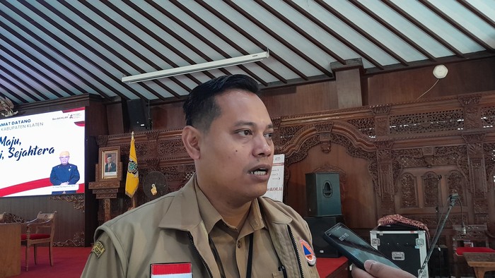 Sekda Klaten, Jajang Prihono di Pendapa Setda Kabupaten Klaten.