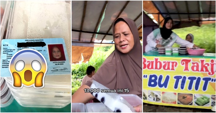 Viral Penjual Takjil Bernama Bu Titit, Ini  Klarifikasinya