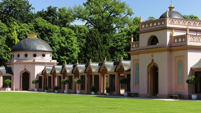 Vault of the mosque, Schwetzingen Castle, Baden-Wurttemberg, Germany.
