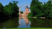 Begini penampakan Masjid Schwetzingenyang berada di kompleks Istana Schwetzingen di Jerman.
