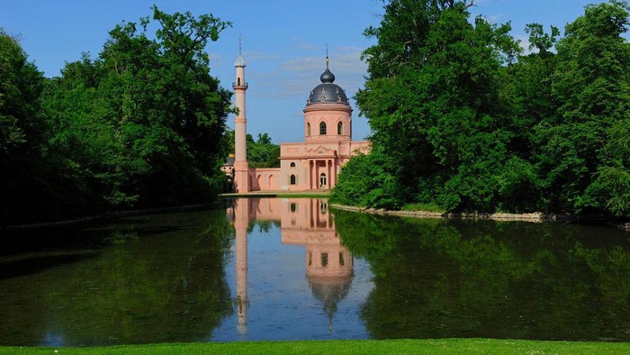 Vault of the mosque, Schwetzingen Castle, Baden-Wurttemberg, Germany.