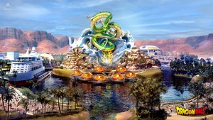 Salah satu yang jadi sorotan adalah Black Smoke Shenron, salah satu nagar emang memancarkan energi jahat, dan rencananya dibangun kayak roller coaster. Foto: Courtesy of Qiddiya City