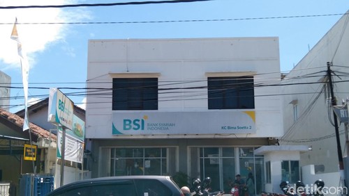 BSI Kantor Cabang Bima Soetta 2. (Rafiin/detikBali)